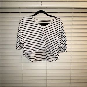 Striped crop top
